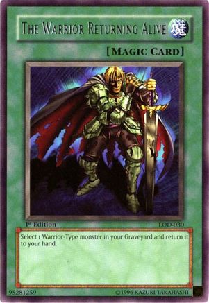 The Warrior Returning Alive (LOD-030) - Legacy of Darkness 1st Edition