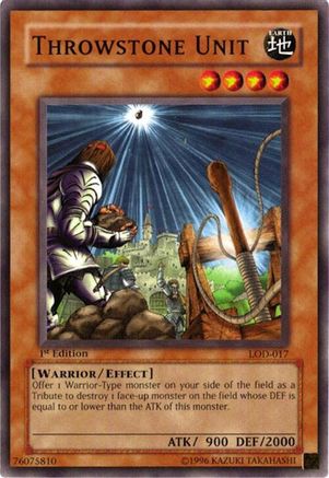 Throwstone Unit (LOD-017) - Legacy of Darkness 1st Edition