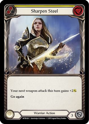Sharpen Steel (Yellow) [WTR142-C] (Welcome to Rathe)  Alpha Print Normal