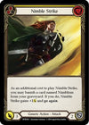 Nimble Strike (Yellow) [U-WTR186] (Welcome to Rathe Unlimited)  Unlimited Normal