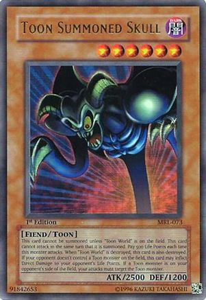 Toon Summoned Skull (MRL-073) - Magic Ruler 1st Edition