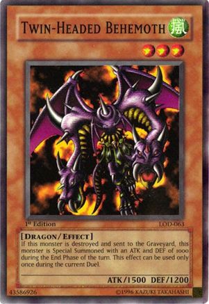 Twin-Headed Behemoth (LOD-063) - Legacy of Darkness 1st Edition