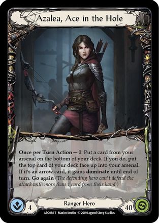 Azalea, Ace in the Hole // Teklo Plasma Pistol [U-ARC038 // U-ARC003] (Arcane Rising Unlimited)