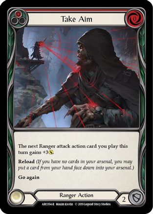 Take Aim (Red) [U-ARC054] (Arcane Rising Unlimited)  Unlimited Normal