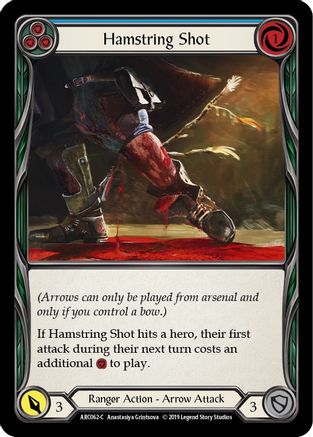 Hamstring Shot (Blue) [U-ARC062] (Arcane Rising Unlimited)  Unlimited Normal