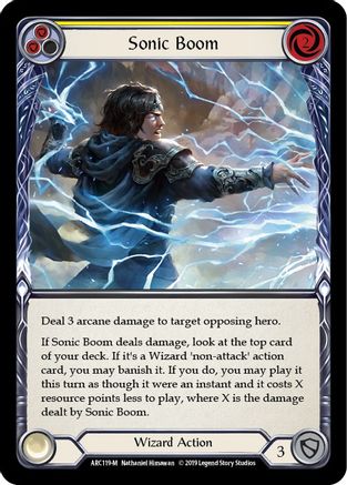 Sonic Boom [ARC119-M] (Arcane Rising)  1st Edition Normal