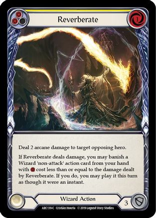 Reverberate (Yellow) [U-ARC139] (Arcane Rising Unlimited)  Unlimited Normal