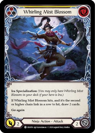 Whirling Mist Blossom [CRU074] (Crucible of War)  1st Edition Normal