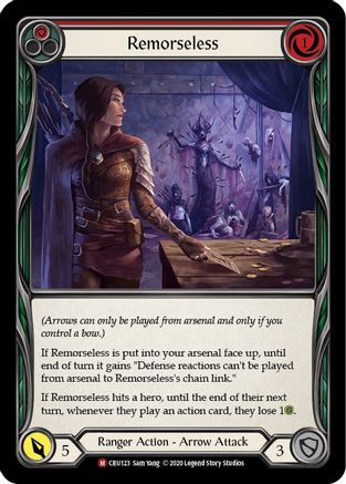 Remorseless [CRU123] (Crucible of War)  1st Edition Normal