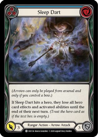 Sleep Dart (Blue) [CRU134] (Crucible of War)  1st Edition Normal