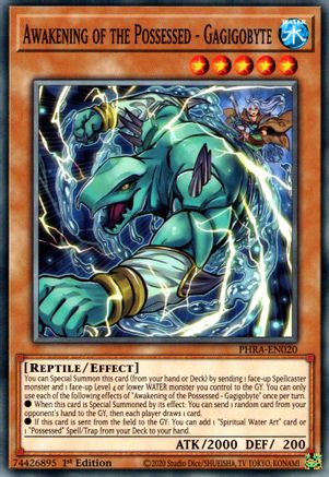 Awakening of the Possessed - Gagigobyte (PHRA-EN020) - Phantom Rage 1st Edition