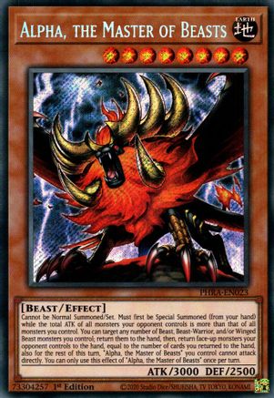Alpha, the Master of Beasts (PHRA-EN023) - Phantom Rage 1st Edition