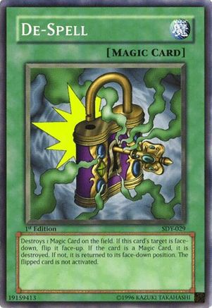 De-Spell (SDY-029) - Starter Deck: Yugi 1st Edition