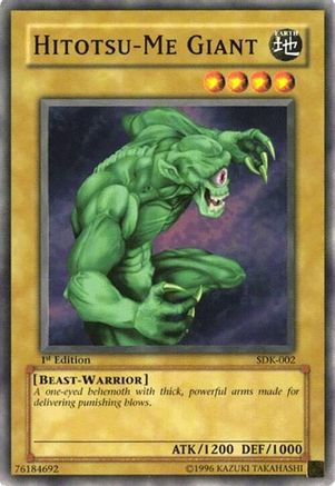 Hitotsu-Me Giant (SDK-002) - Starter Deck: Kaiba Unlimited