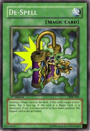 De-Spell (SDK-035) - Starter Deck: Kaiba Unlimited