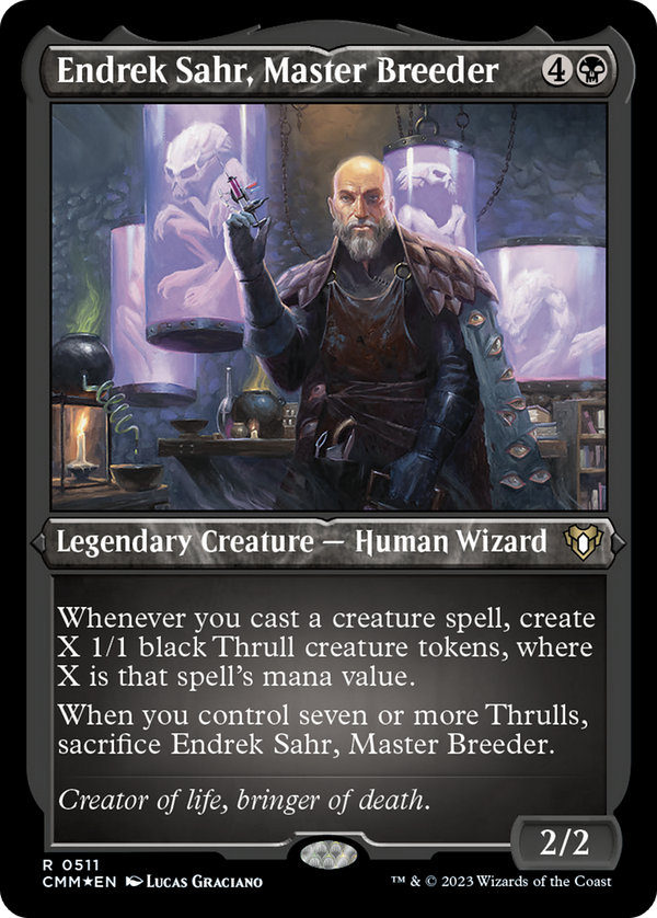 Endrek Sahr, Master Breeder (Foil Etched) [Commander Masters]
