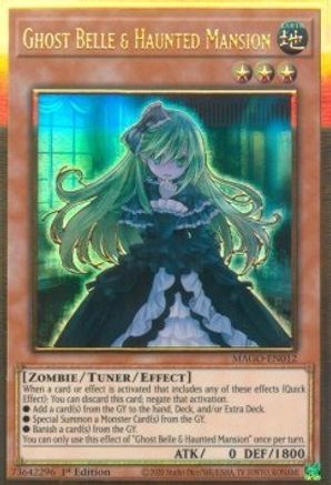 Ghost Belle & Haunted Mansion (MAGO-EN012) - Maximum Gold 1st Edition