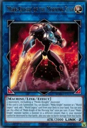 Mekk-Knight of the Morning Star (MAGO-EN137) - Maximum Gold 1st Edition