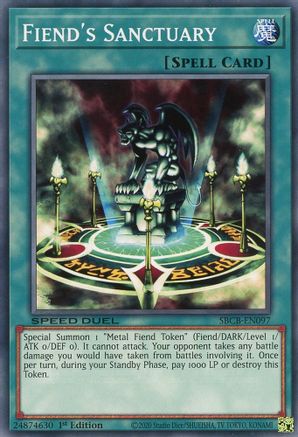 Fiend's Sanctuary (SBCB-EN097) - Speed Duel: Battle City Box 1st Edition
