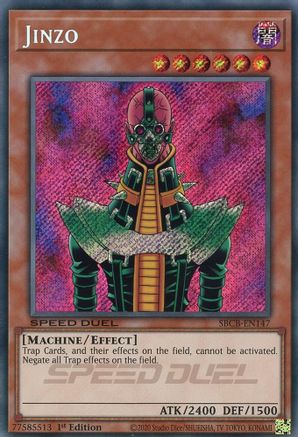 Jinzo (Secret) (SBCB-EN147) - Speed Duel: Battle City Box 1st Edition