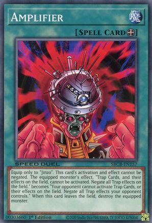 Amplifier (SBCB-EN157) - Speed Duel: Battle City Box 1st Edition