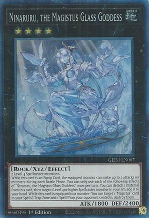 Ninaruru, the Magistus Glass Goddess (CR) (GEIM-EN007) - Genesis Impact 1st Edition