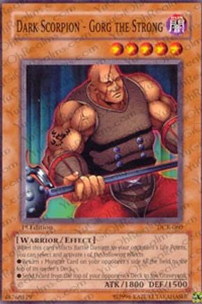 Dark Scorpion - Gorg the Strong (DCR-060) - Dark Crisis 1st Edition