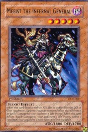 Mefist the Infernal General (DCR-066) - Dark Crisis 1st Edition