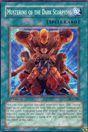 Mustering of the Dark Scorpions (DCR-093) - Dark Crisis 1st Edition