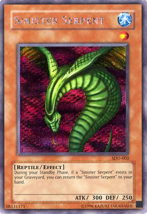 Sinister Serpent (SDD-002) - Stairway to the Destined Duel Limited