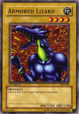 Armored Lizard (SDJ-009) - Starter Deck: Joey 1st Edition