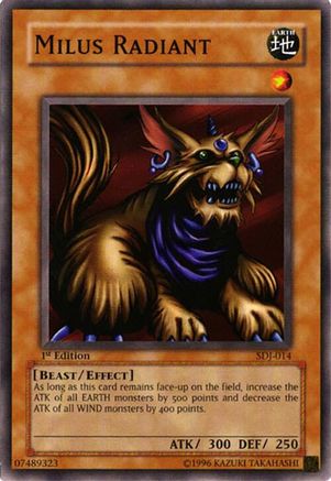 Milus Radiant (SDJ-014) - Starter Deck: Joey Unlimited