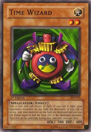 Time Wizard (SDJ-015) - Starter Deck: Joey 1st Edition