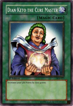 Dian Keto the Cure Master (SDJ-027) - Starter Deck: Joey 1st Edition