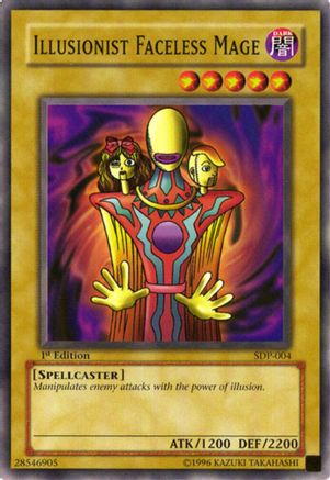 Illusionist Faceless Mage (SDP-004) - Starter Deck: Pegasus 1st Edition