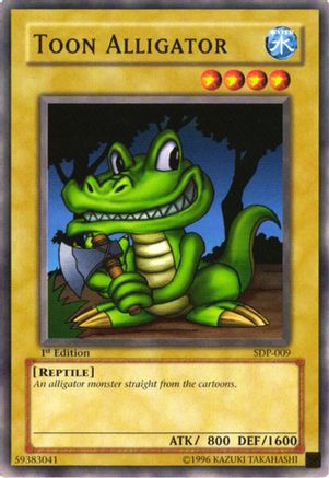 Toon Alligator (SDP-009) - Starter Deck: Pegasus Unlimited