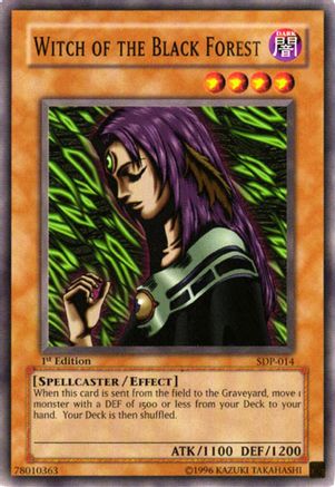 Witch of the Black Forest (SDP-014) - Starter Deck: Pegasus 1st Edition