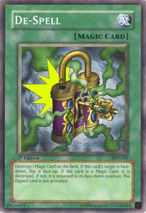 De-Spell (SDP-029) - Starter Deck: Pegasus 1st Edition