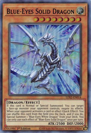 Blue-Eyes Solid Dragon (Purple) (LDS2-EN014) - Legendary Duelists: Season 2 1st Edition