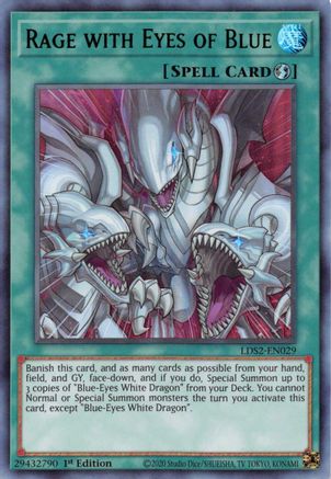 Rage with Eyes of Blue (Green) (LDS2-EN029) - Legendary Duelists: Season 2 1st Edition