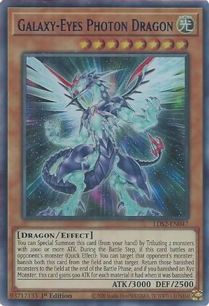 Galaxy-Eyes Photon Dragon (Blue) (LDS2-EN047) - Legendary Duelists: Season 2 1st Edition