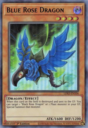 Blue Rose Dragon (Green) (LDS2-EN104) - Legendary Duelists: Season 2 1st Edition