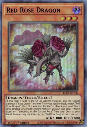 Red Rose Dragon (Blue) (LDS2-EN108) - Legendary Duelists: Season 2 1st Edition