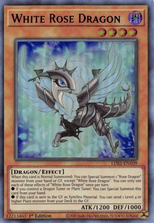 White Rose Dragon (Blue) (LDS2-EN109) - Legendary Duelists: Season 2 1st Edition