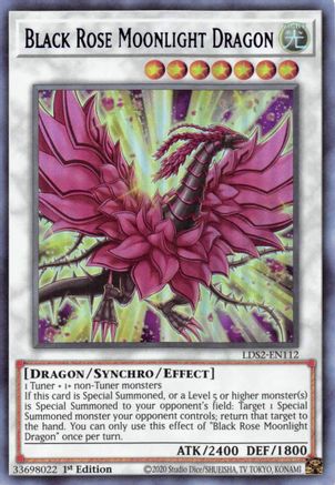 Black Rose Moonlight Dragon (Blue) (LDS2-EN112) - Legendary Duelists: Season 2 1st Edition