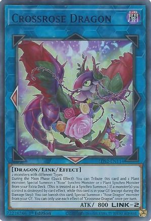 Crossrose Dragon (Purple) (LDS2-EN114) - Legendary Duelists: Season 2 1st Edition