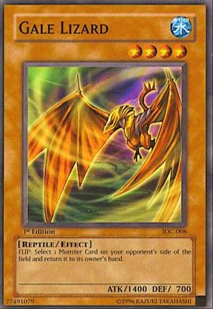 Gale Lizard (IOC-008) - Invasion of Chaos 1st Edition