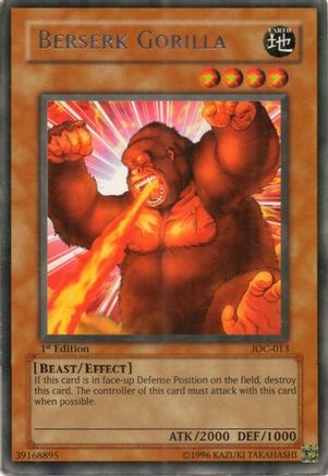 Berserk Gorilla (IOC-013) - Invasion of Chaos 1st Edition