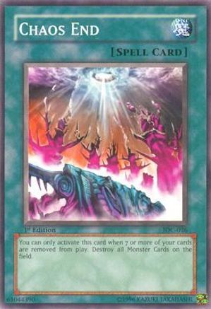 Chaos End (IOC-036) - Invasion of Chaos 1st Edition