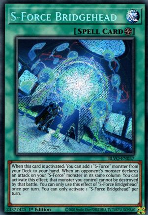 S-Force Bridgehead (BLVO-EN057) - Blazing Vortex 1st Edition